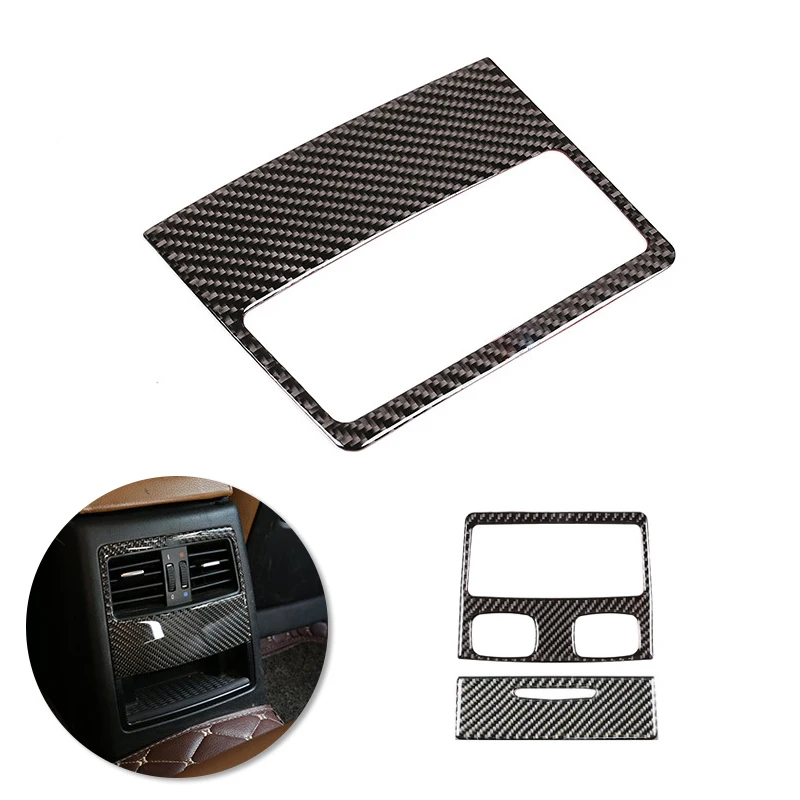 

For BMW 3 Series E90 2005 2006 2007 2008 2009 2010 2011 2012 Carbon Fiber Car Rear Air Condition Vent Air Outlet Frame Cover