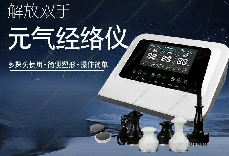 Meridian Energy Massager Full Body Relaxation Beauty Wellness Instrument Electric Acupuncture Therapy Device