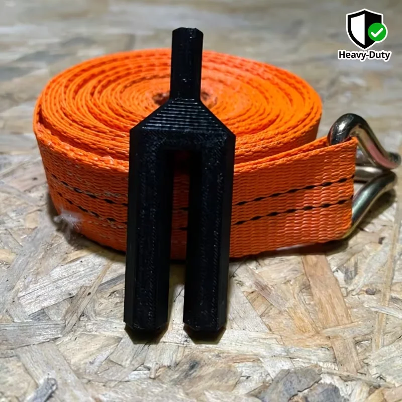1/2 Pcs Manual Ratchet Strap Reel with Drill Installation - Heavy-Duty Coil-Up Tool for 1.97inch Wide Straps
