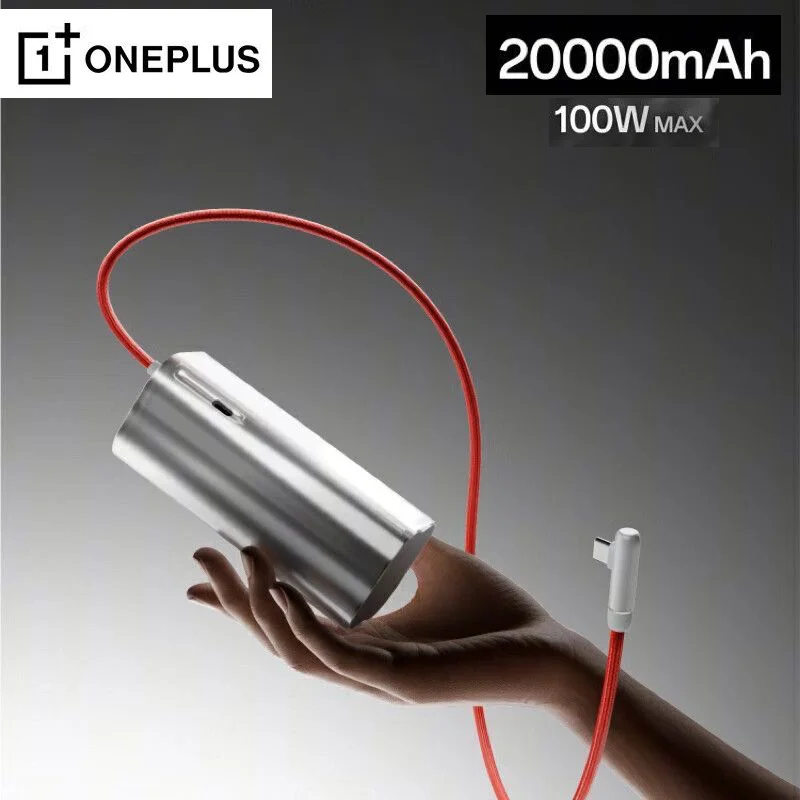Original Power Bank For Oneplus 13 100W Super Energy Flash Charge Mobile Power Bank for Oneplus 13R