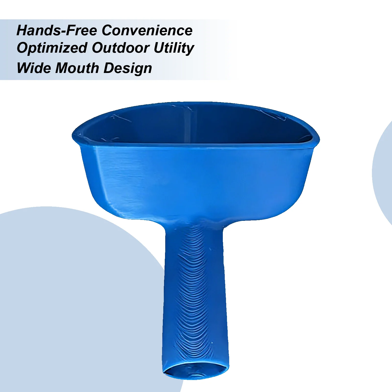 Water Filler Filling Funnel 3D Printed Anti-Spill Wide Mouth RV Trailer Water Inlet Funnel For Camper Campervans RV Caravan