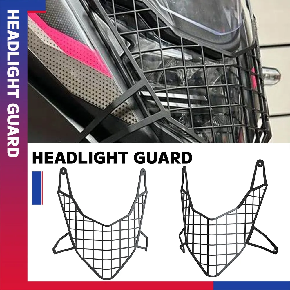 

For HONDA XL750 TRANSALP 2023-2025 Motorcycle Accessories Headlight Guard Head Light Grille CNC Cover Protector