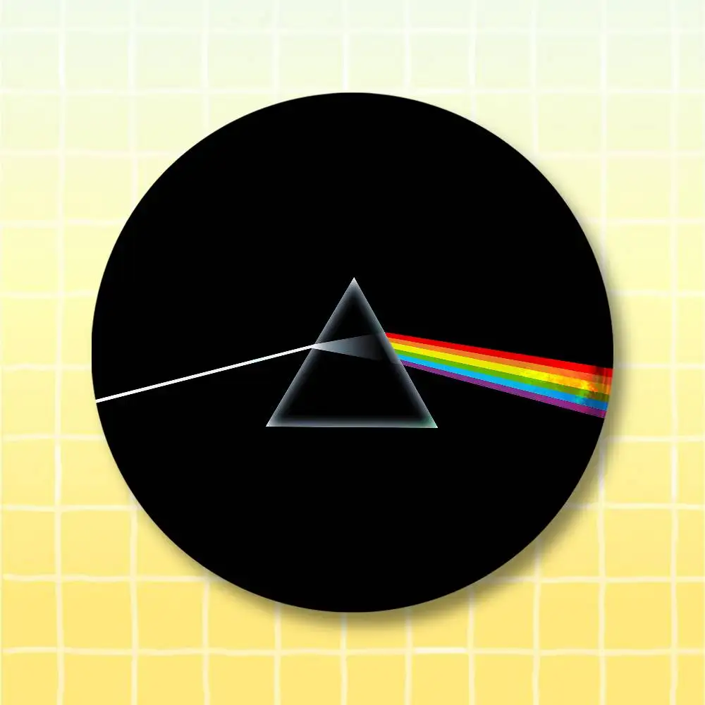 P-Pink F-Floyd The Wall Pin Buttons Round Badge for Clothes Bags Hats Pins Accessories Backpacks Tote Bags Unisex Outfit Decor