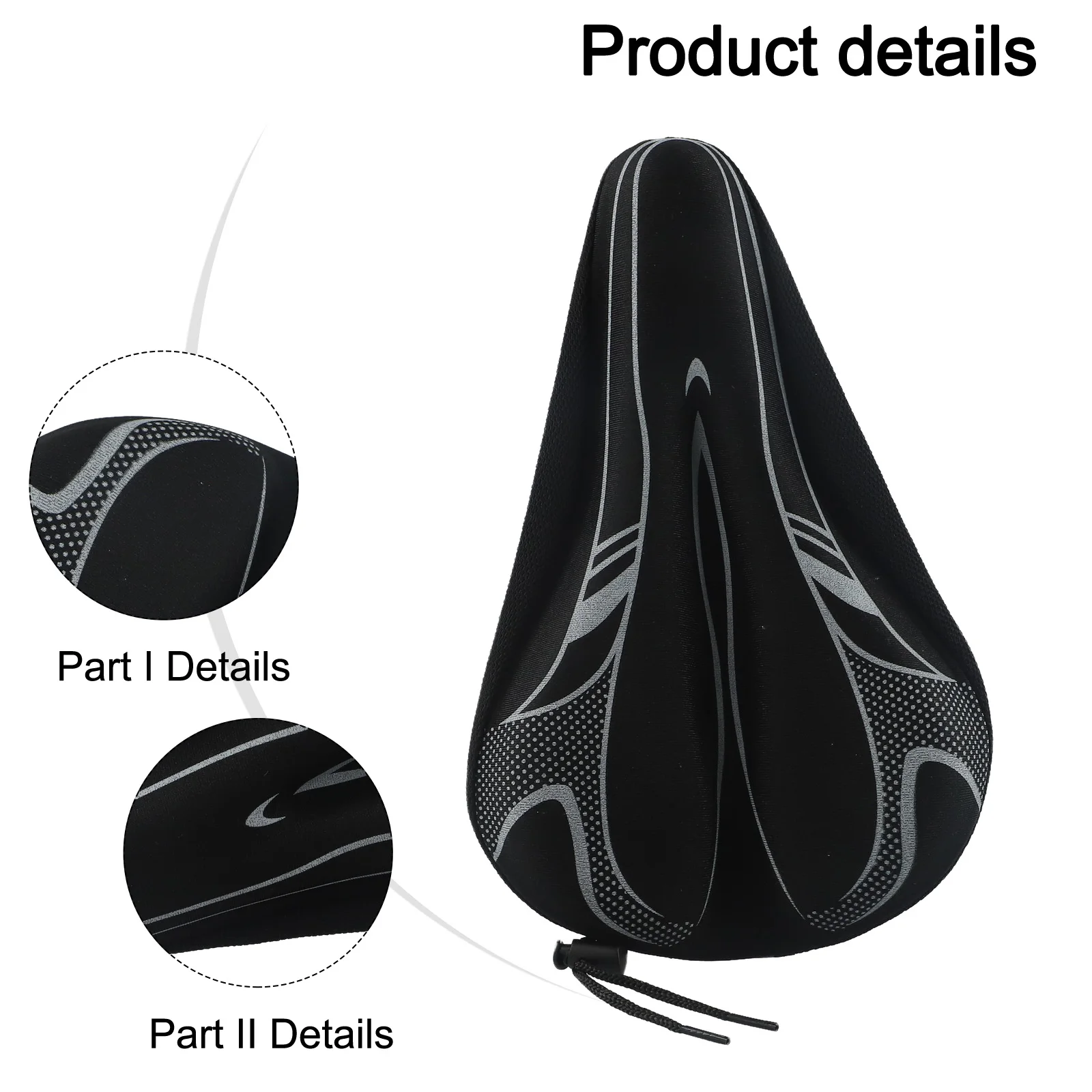 

Daily Commuting Bicycle Seat Cover Silicone Bike Cushion Comfortable Riding Experience Cushioned Support Easy To Install