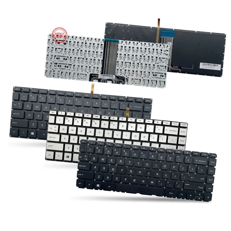 US FOR HP 13-U 14-AB 14-ab011TX ab141TX ab005TX ab010 ab009 14-ab158tx ab159tx M3-U us English laptop keyboard black or silver