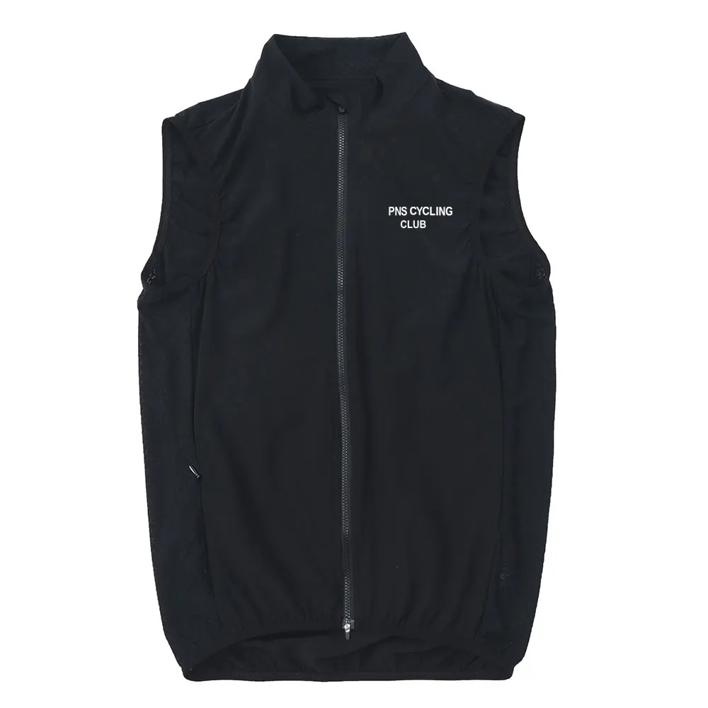 Gilet de cyclisme pour hommes, sans manches, léger, coupe-vent, imperméable, respirant, coupe ajustée, pour vélo de montagne et de route