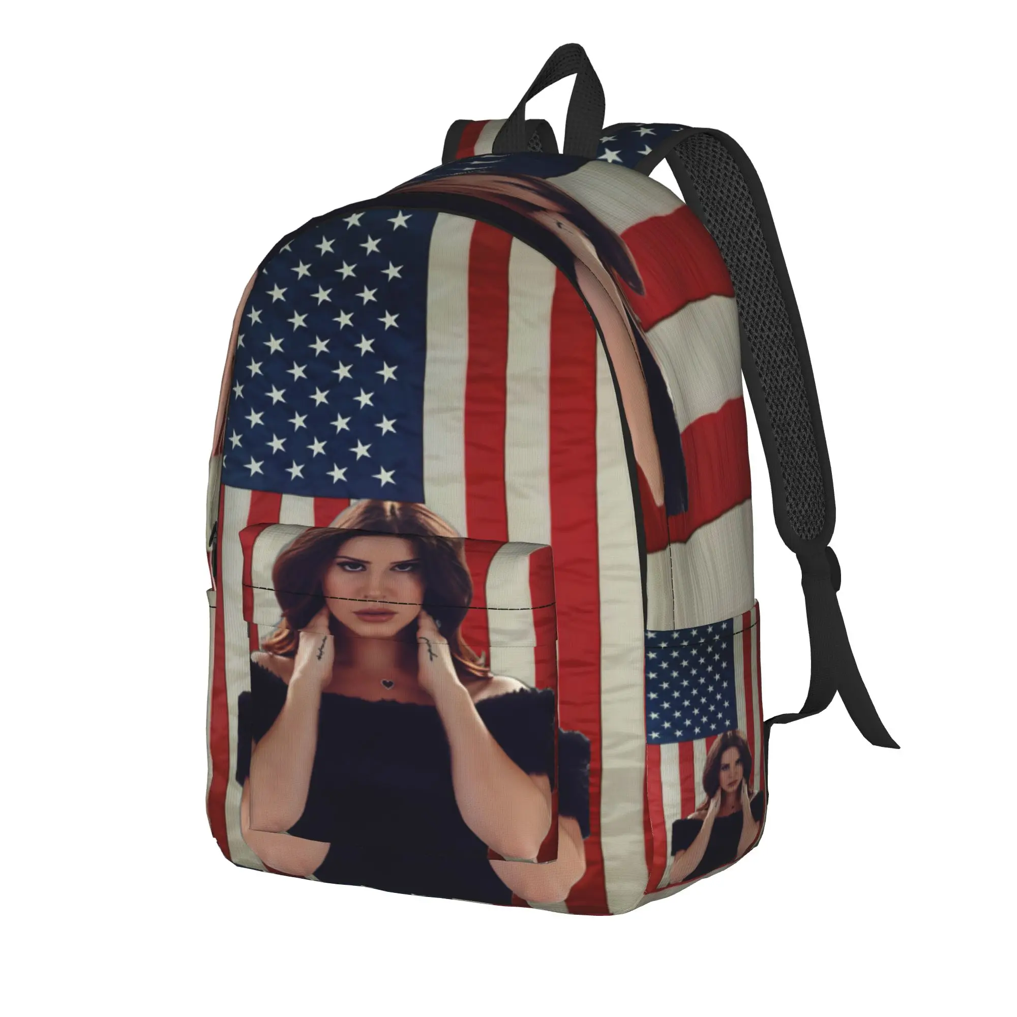 Lana Del Rey Singer Lizzy Grant  Backpack  University Backpacks Women Custom Print School Bags Stylish Rucksack
