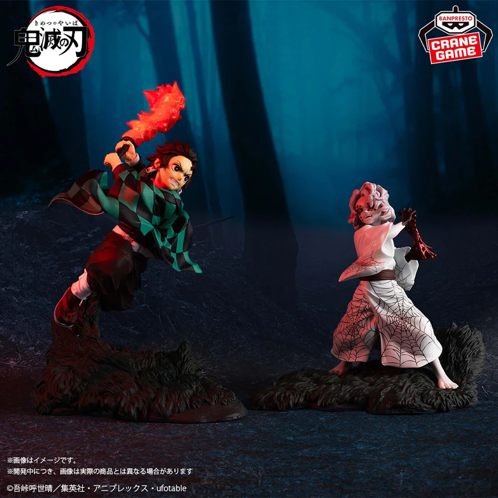 In Stock Original BANPRESTO Combination Battle Demon Slayer Tanjiro Kamado Rui Figure Anime Model Genuine Boxed Toy