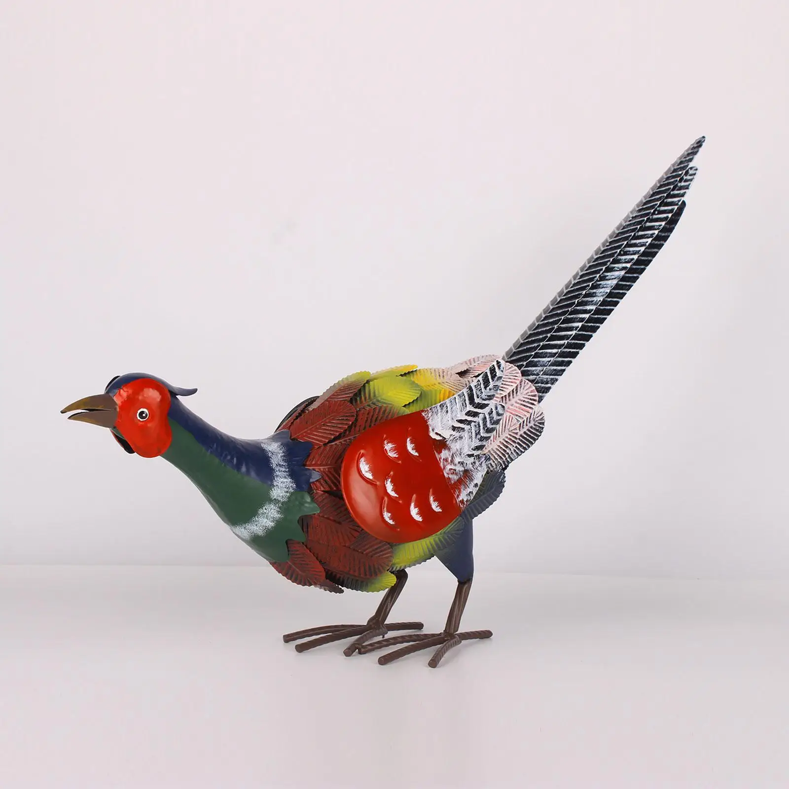 

Metal Pheasant Sculpture Animal Yard Art Lawn Ornament Decorative Outdoor Decoration for Yard Lawn Pathway Courtyard Durable