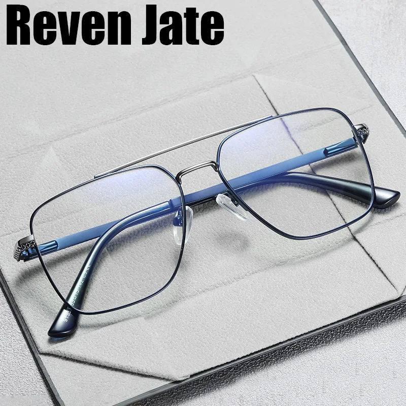 

Reven Jate 91331, очки по рецепту в квадратной оправе из оптического сплава Rx, мужские или женские очки для мужчин и женщин, очки