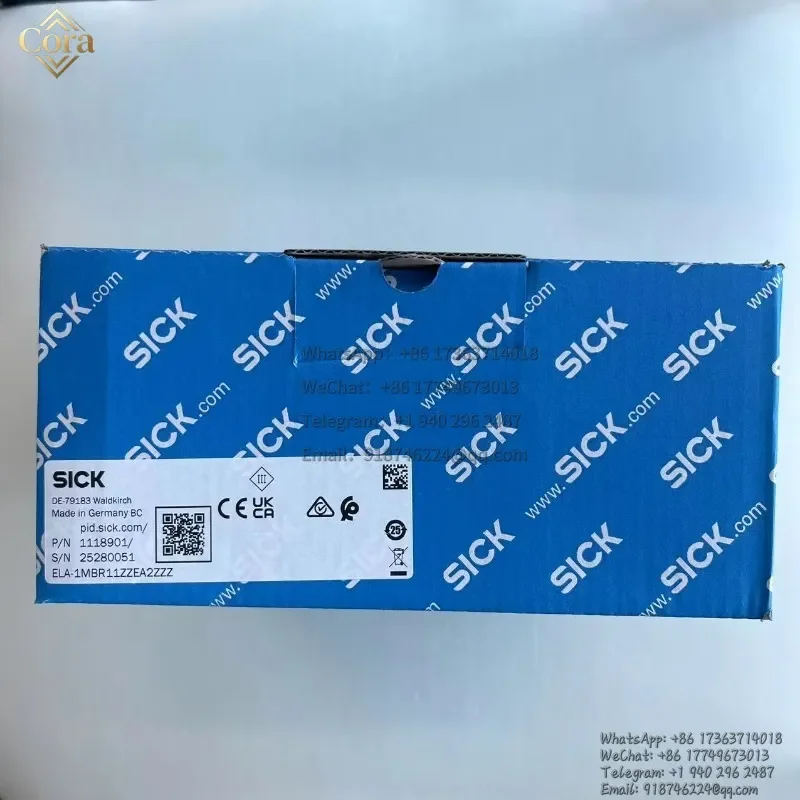 sick brand ELA-1MBR11ZZEA2ZZZ part no. 1118901 REFLECTORS AND OPTICS Lenses new in stock sick sensor