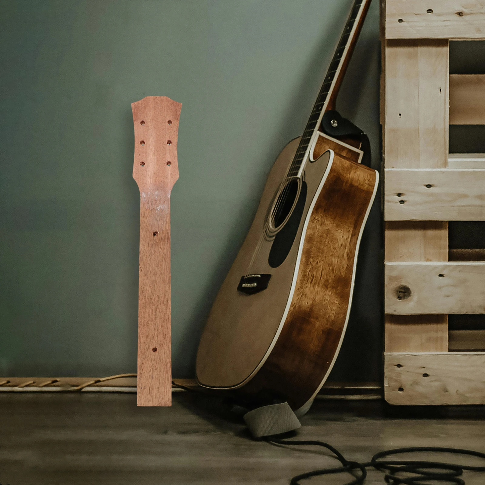 

Guitar Neck Rosewood Fingerboard Roasted Maple Half Paddle Headstock Replacement DIY Electric Guitar Parts Guitars Neck Part