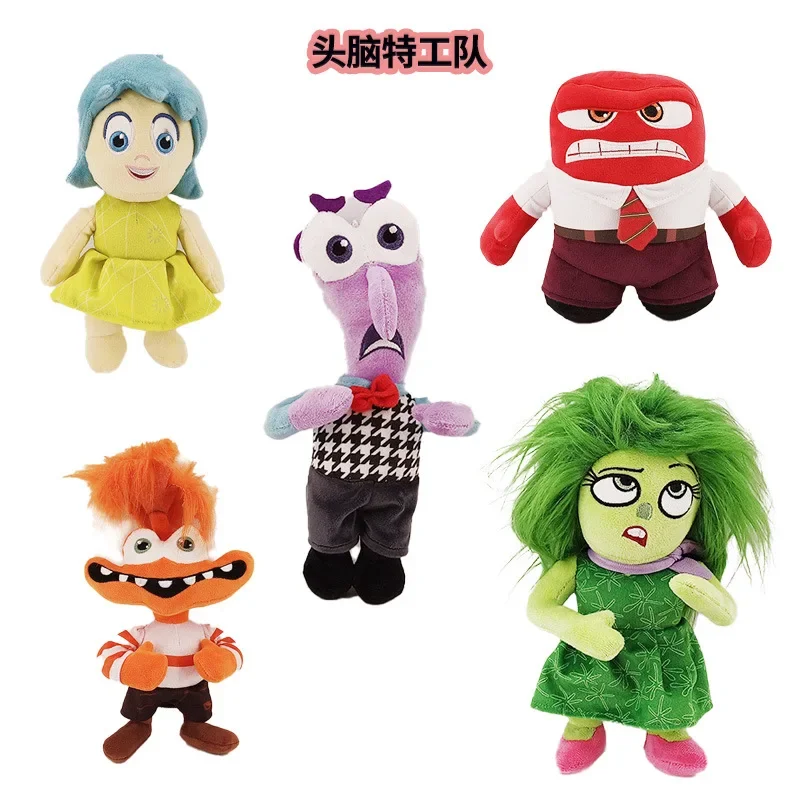 2024 New Inside Out 2 Plush Anxiety Doll Cute Joy Fear Anger Disgust Sadness Riley Plushish  Collection  Toy Birthday Gift