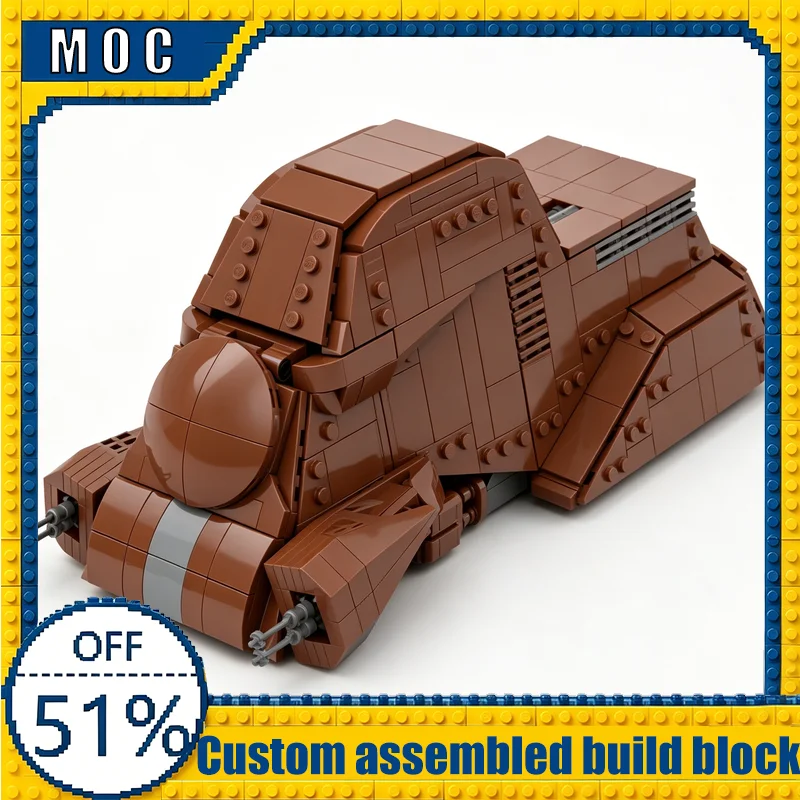 

1120PCS Multi-Troop Transport MTT (1:125 Scale) War Series MOC Model Building Blocks Assembly Toy Education Birthday Gift Adults