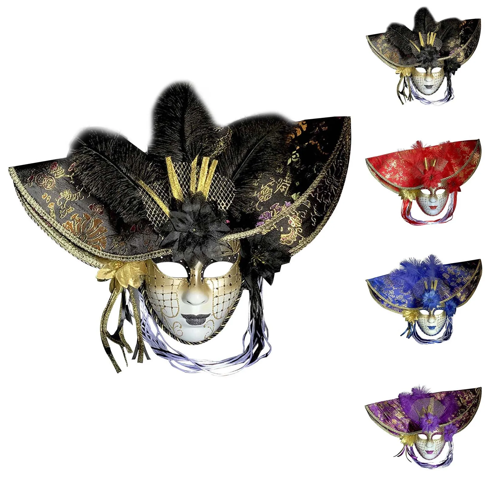 

Classic Masquerade Cosplay Carnival Party Decorative Performance Props Venetian Mask For Women Masquerade Party Mask 2024