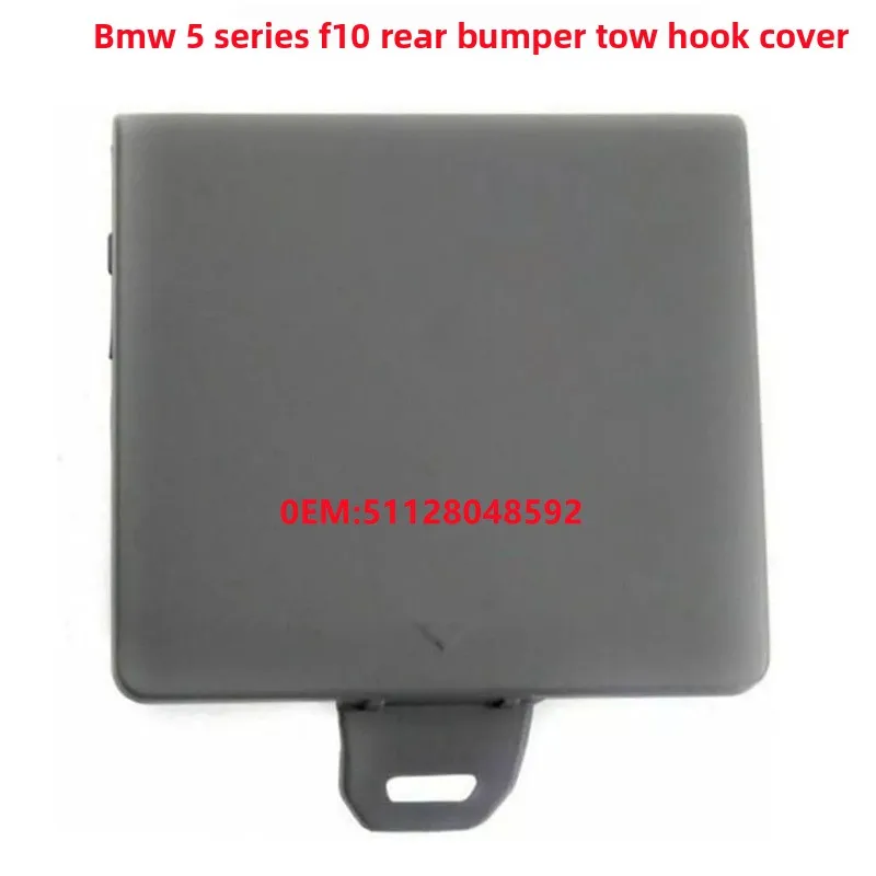 Rear Bumper Towing Cover, Towing Trim Cap, Tow Hook Cover 51128048592 for BMW 5 Series F10/M5