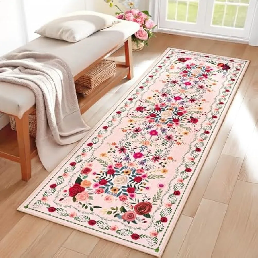 Floral Runner Rug F… - image
