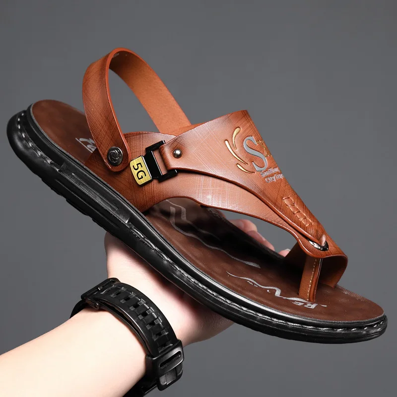 Beach Holiday Men Sandals Summer Cushion  Sandals Male Casual Sport Sandalias 2022 Outdoor Retro Comforty Light Sandals Men