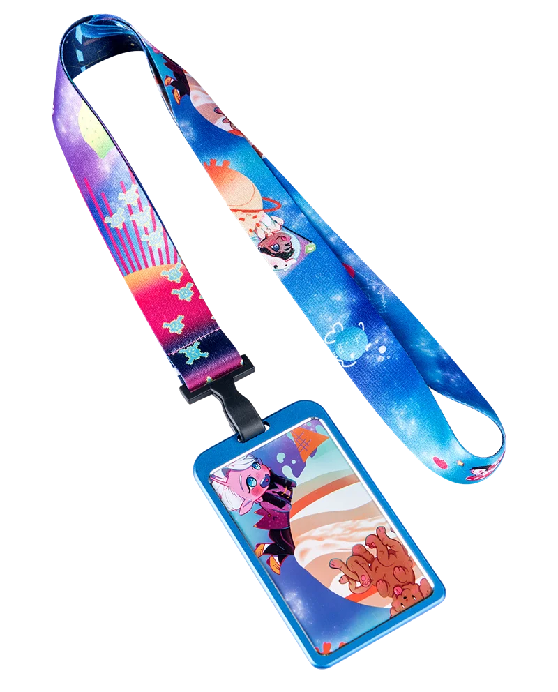 No MQQ custom heat transfer lanyard with full color LOGO design ,  Neck lanyard