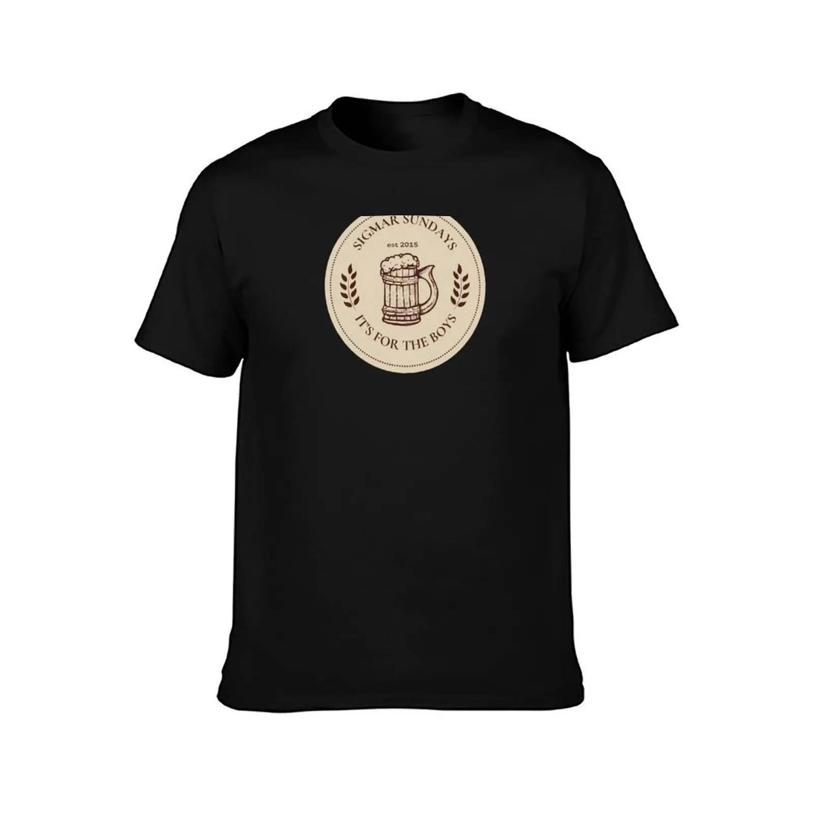 Sigmar Sundays T-Shirt Summer Casual Cotton Tee Oversized Streetwear Tops Vintage Graphic Print Loose Fit Short Sleeve