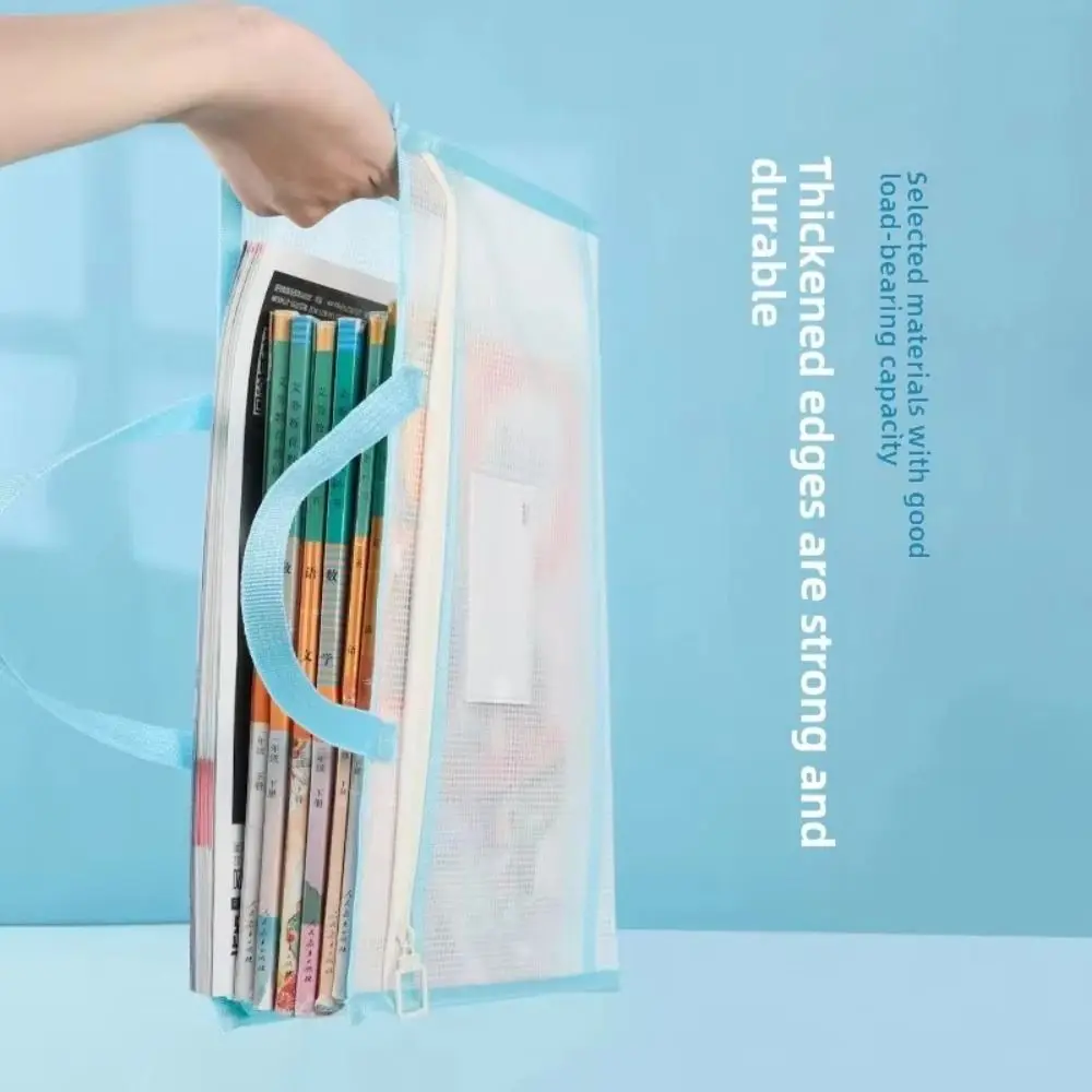 Bolso escolar portátil de EVA, soporte para documentos multifunción de gran capacidad, bolsa Tutorial impermeable