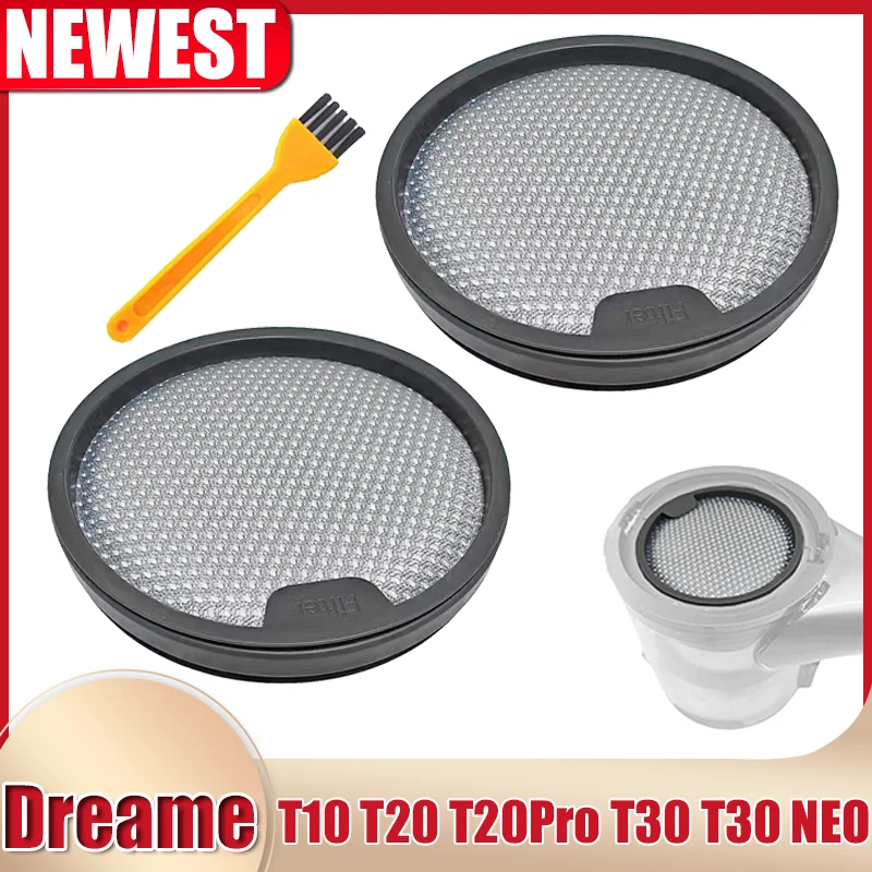 For Dreame T10 T20 T30 Xiaomi G9 G10  Vacuum Cleaner Durable and Washable HEPA Pre-Filter Replacement Parts