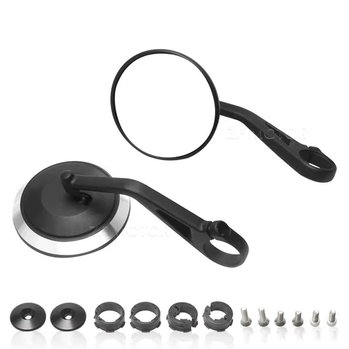 Imagen 1 del producto Nuevo Kit de espejos retrovisores laterales para manillar de motocicleta, espejo final de barra para Street Triple S 765 765RS 765R Bobber T120 Daytona 660 675