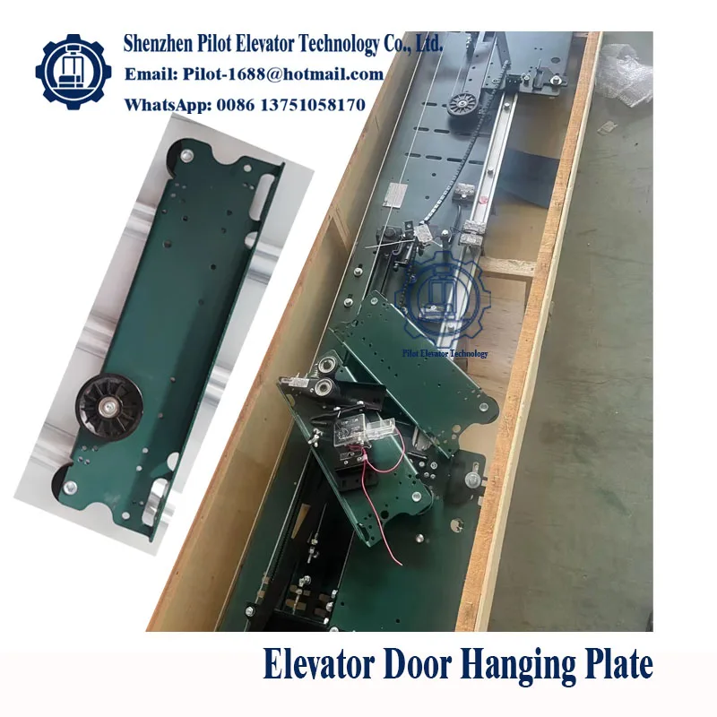 Giant KONE Car Hall Door 55 Door Hanging Wheel Assembly 800 Open 900 Open Zhanpeng Elevator Door Hanging Plate
