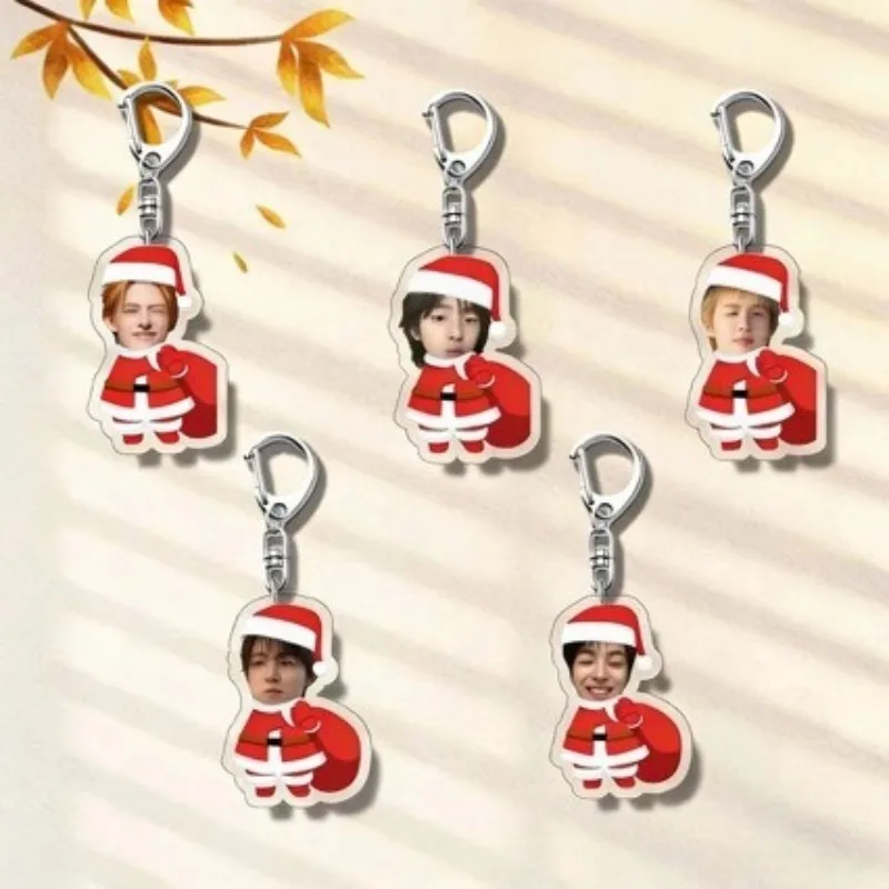 Kpop Cortis Cartoon Keychain James Martin Christmas Cute Acrylic Creative Decorative Pendant Fan Collection Gift