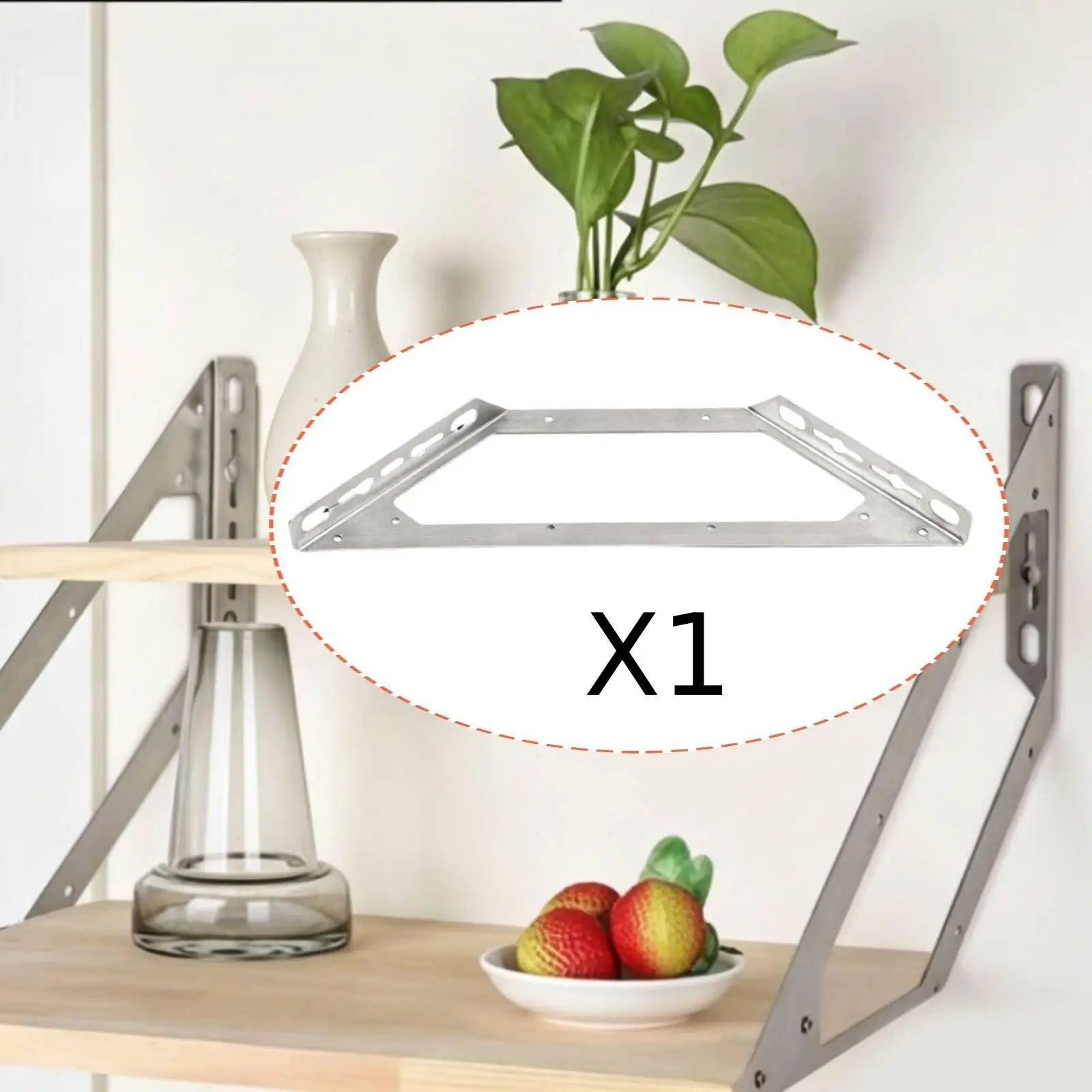 Multipurpose Furniture Corner Brace Hardware 90 Degree Metal Bracket for Assembling Shelf Table Cabinet