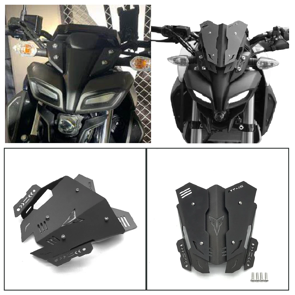 Fit for Yamaha MT 15 MT15 MT-15 ABS 2019 2020 2021 2022 2023 Motorcycle CNC Windshield Instrument Front Deflector Decorate Cover