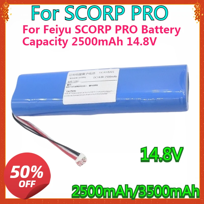 

New High quality For Feiyu SCORP PRO Battery Capacity 2500mAh 14.8V