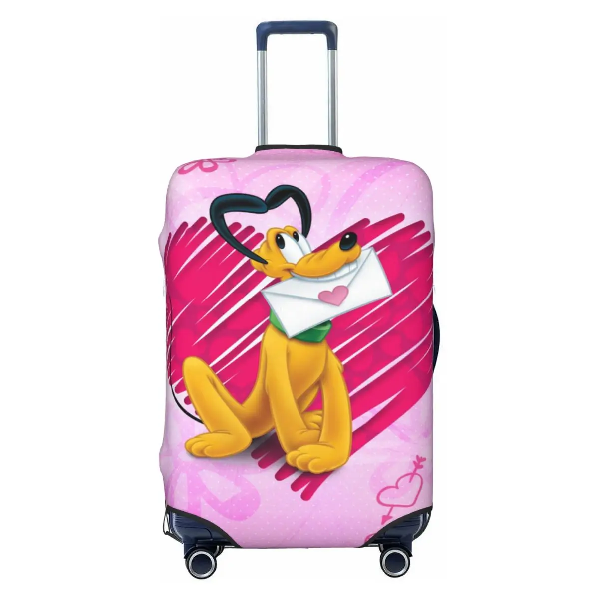 

Custom P-Pluto Cartoon Luggage Cover Protector Fashion Travel Suitcase Protective Cover for 18-32 Inch