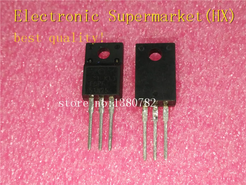 

Бесплатная доставка, 50 шт./лот FDPF51N25 51N25 TO-220 IC в наличии!