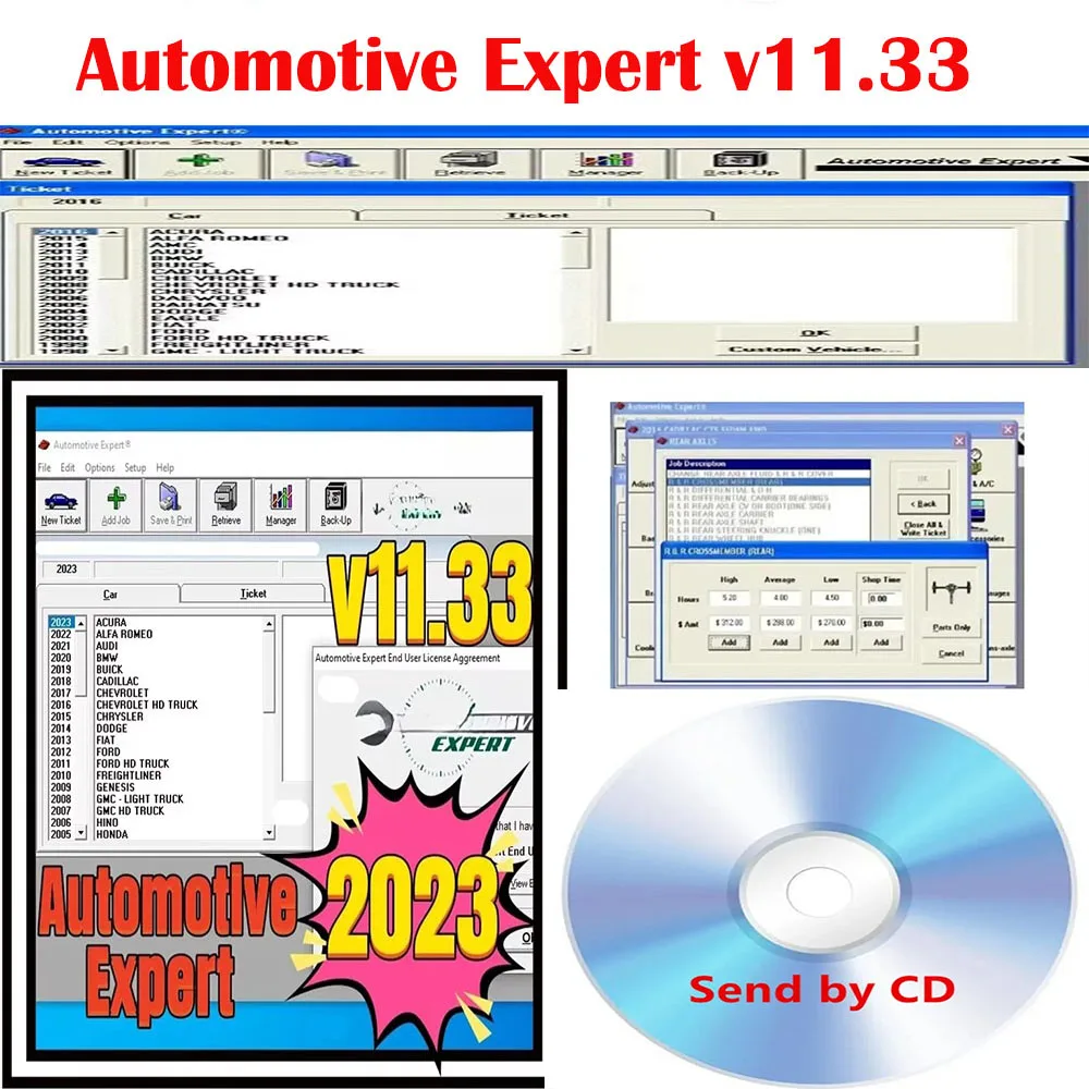 2024 NEW Automotive Expert v11.33 v9.61 best Shop Management Software TIME unexpire patch free help install alldata car software