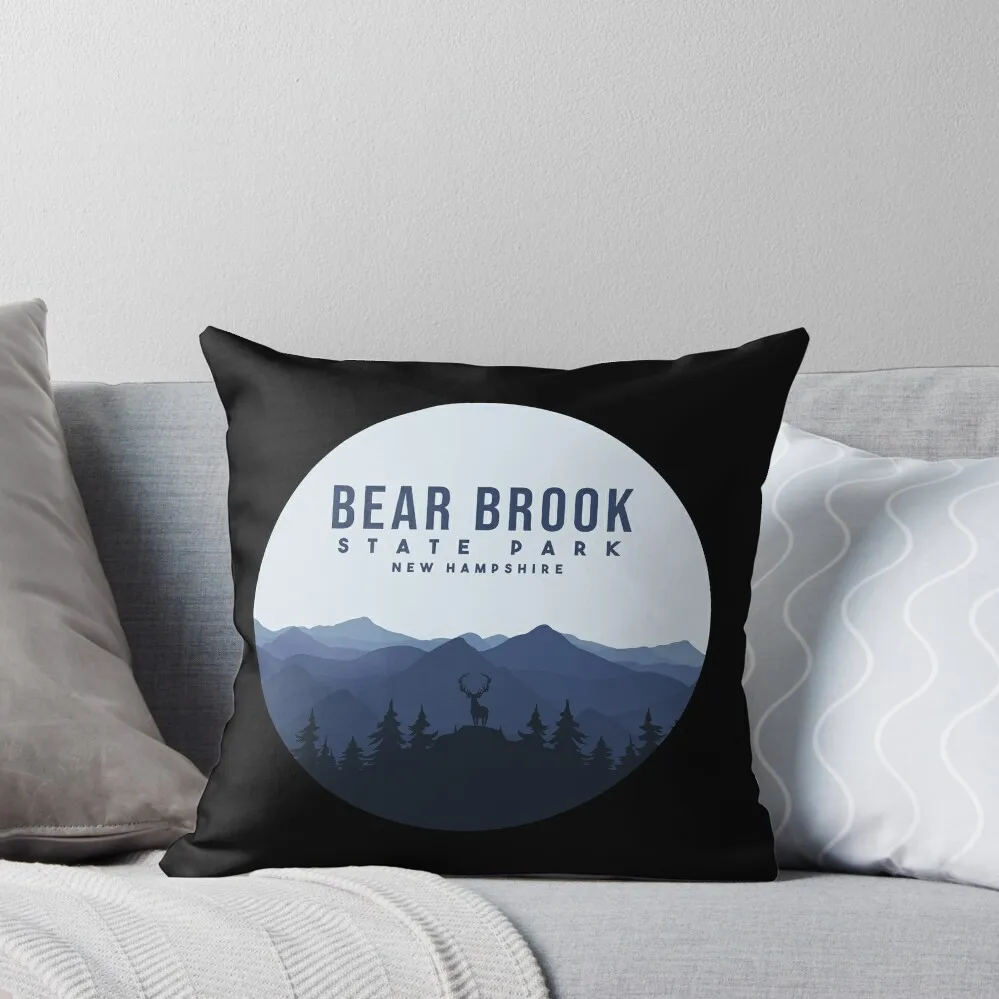 

Bear Brook State Park New Hampshire Throw Pillow Cushion Cover For Sofa Bed pillowcases Christmas Pillow Covers pillow