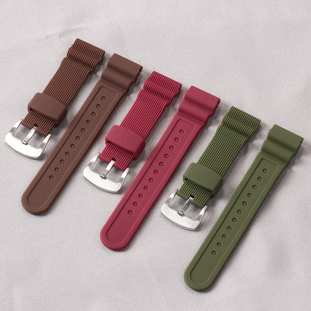 22mm Rubber Silicone Watch Str - Seiko Watch 5 Sports ulasan dan harga
