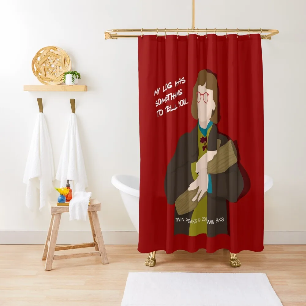 

Twin Peaks - Log Lady Shower Curtain Shower Set For Bathroom Set Box For Set Curtain