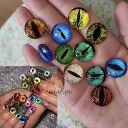 3D Blue Evil Eye Design Nail Charm Mixed Eyes Decorations Gems Glitter Acrylic DIY Nail Art Accessories