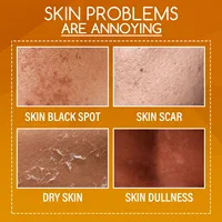 Lotion exfoliante à l'orange pour peaux foncées, éclaircissante, élimine les peaux mortes, nettoyante, hydratante, illuminatrice, huile exfoliante puissante 2