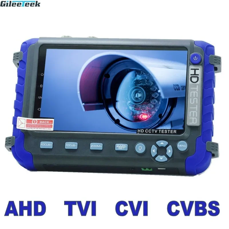 IV8C Professional CCTV camera monitor CCTV testing tool 5 Inch display 8MP AHD TVI 8MP CVI CVBS CCTV Camera Tester Monitor PTZ