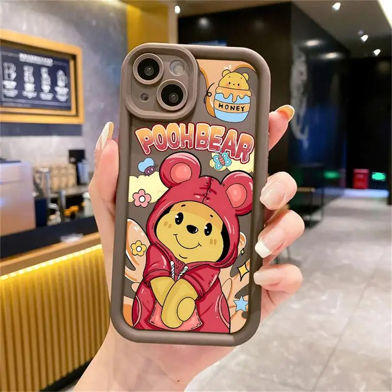 Funda de teléfono de Disney Winnie The Pooh, carcasa suave para Vivo Y02, Y03, Y12S, Y15S, Y93, Y16, 17, Y19, Y21, Y22S, Y30, Y35, Y36, Y50, Y67, 4G, 5G