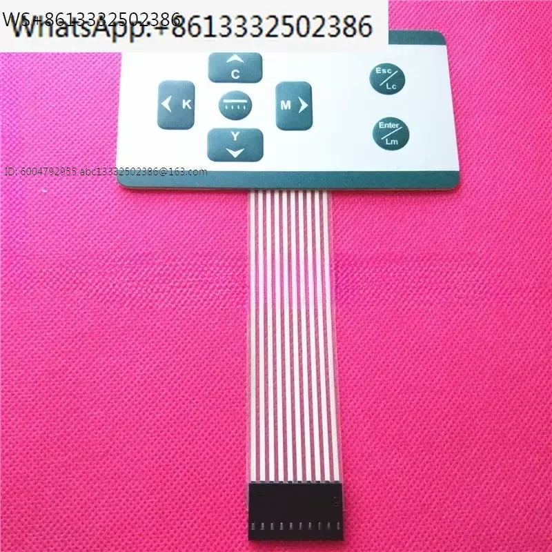 Large format Printer keyboard film CJ-1000 3000 4000 6000 7000 Crystal-jet key pad control panel plate