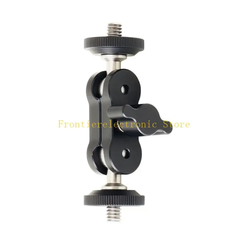 G8DB Camera Clamp Adapter Cold Shoe Action Camera Clamp Mount 360 Degree Rotating