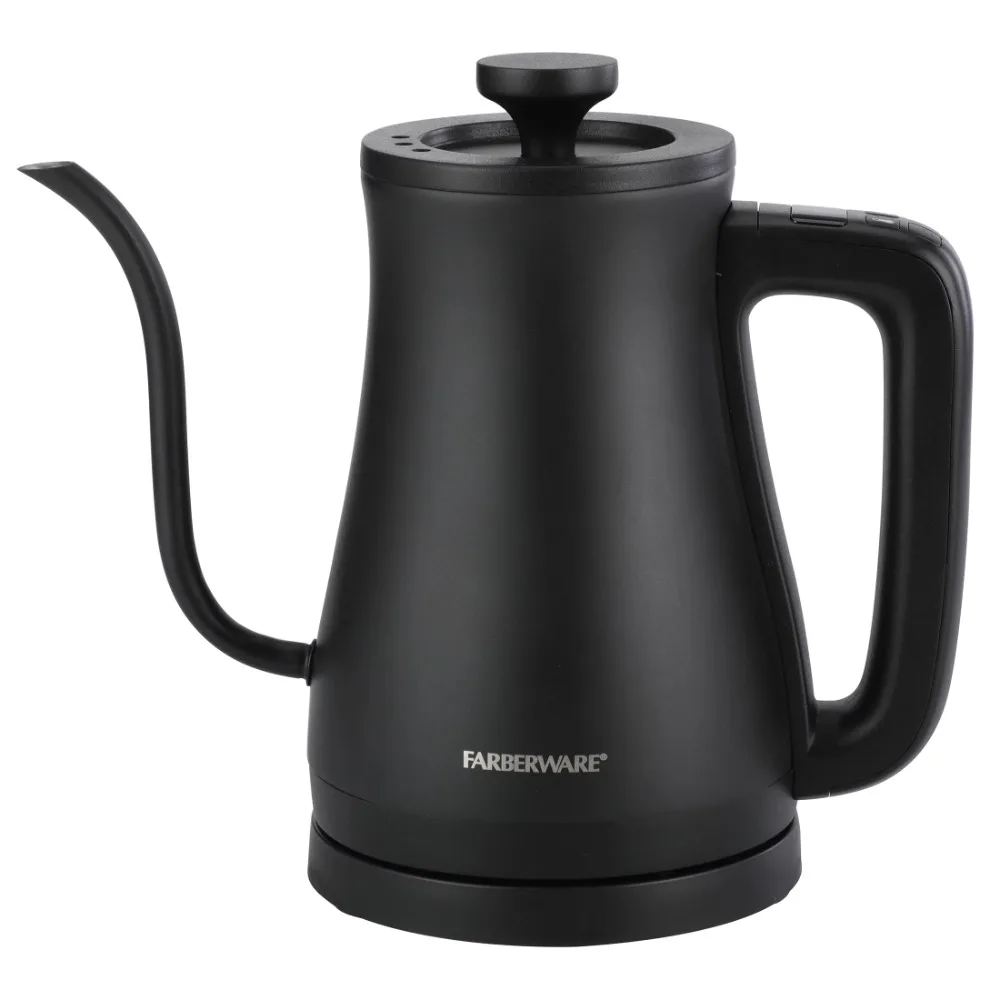 Farberware-Chaleira Elétrica Gooseneck, Preto, 1 L