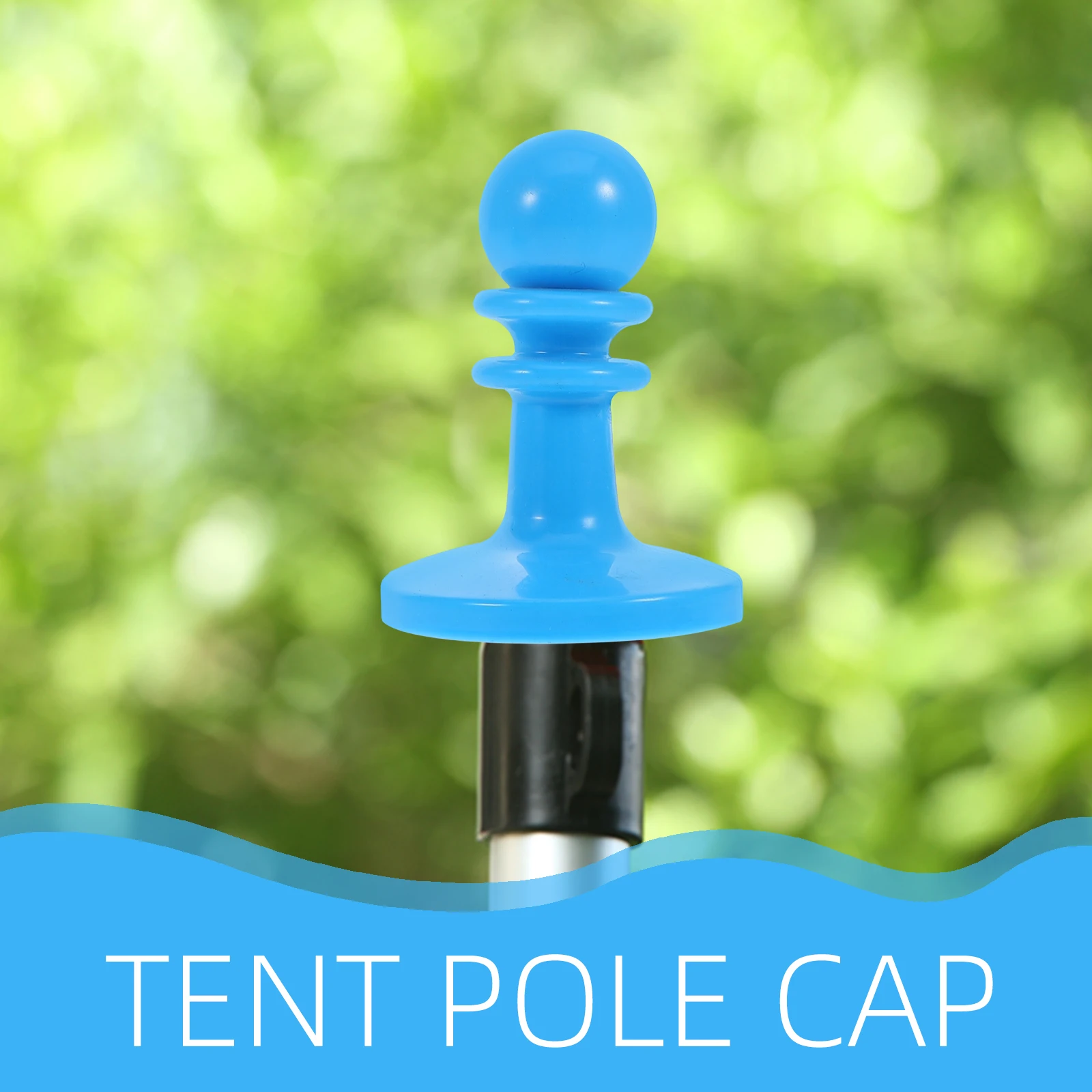 Capuchons de poteaux de tente, 4 pièces, embouts de protection portables robustes pour auvent de Camping, équipement d'extérieur