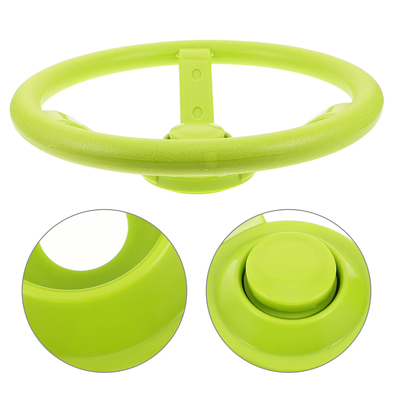 

Toddler Steering Wheel Simulation Round Grip Stable Pretend Driving Indoor Outdoor Toy Steering Wheel