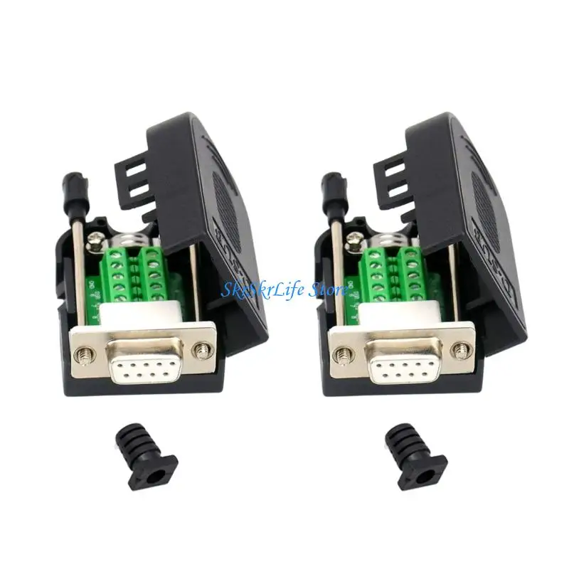 E65E 2pcs 9Pin Adapter Connectors Customizable Module Not Need Soldering