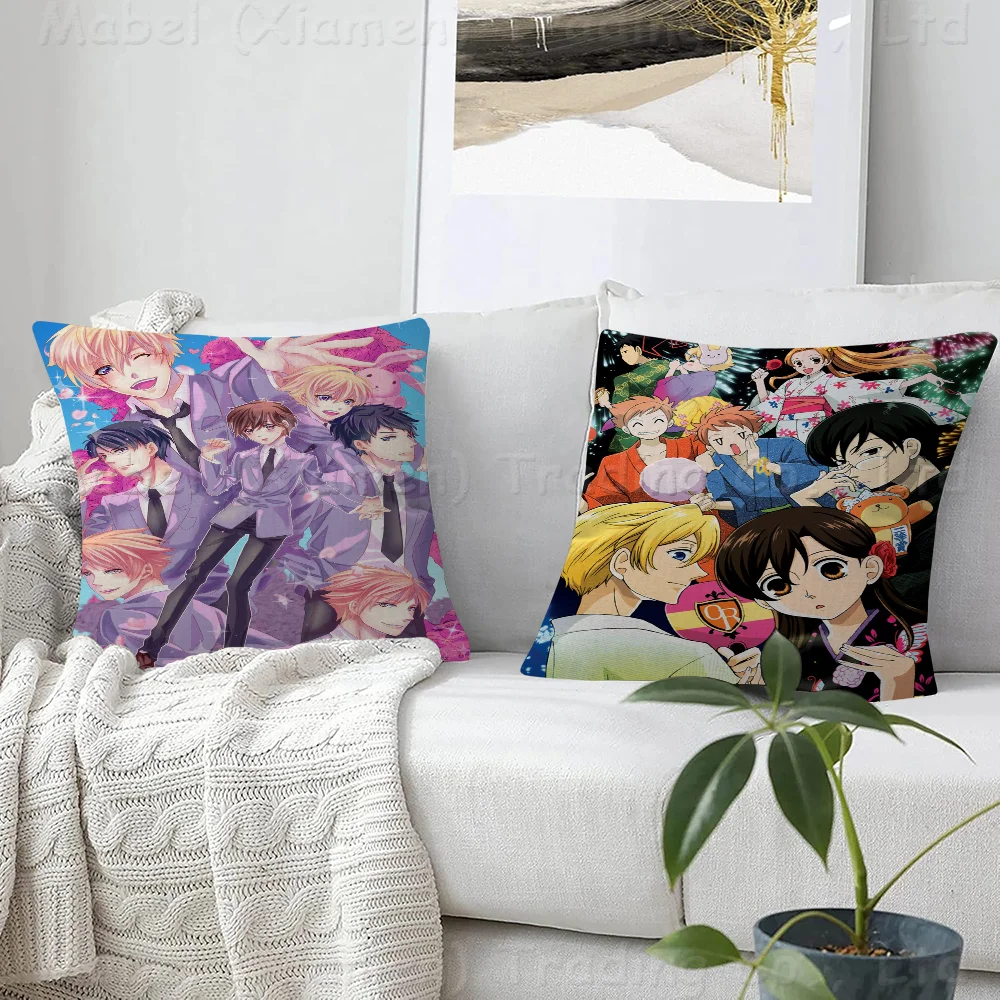 

Ouran High School Host Club Pillow Gift Home Office Decoration Bedroom Sofa Car Cushion Cover Case 45x45