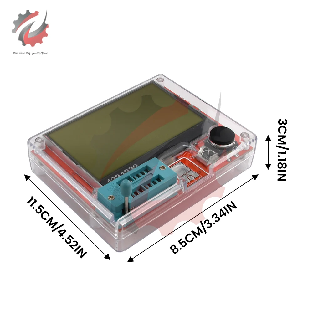 LCR-T10H Transistor Tester Multimeter Colorful Display TFT For Diode Triode MOS/PNP/NPN Capacitor Resistor Transistor